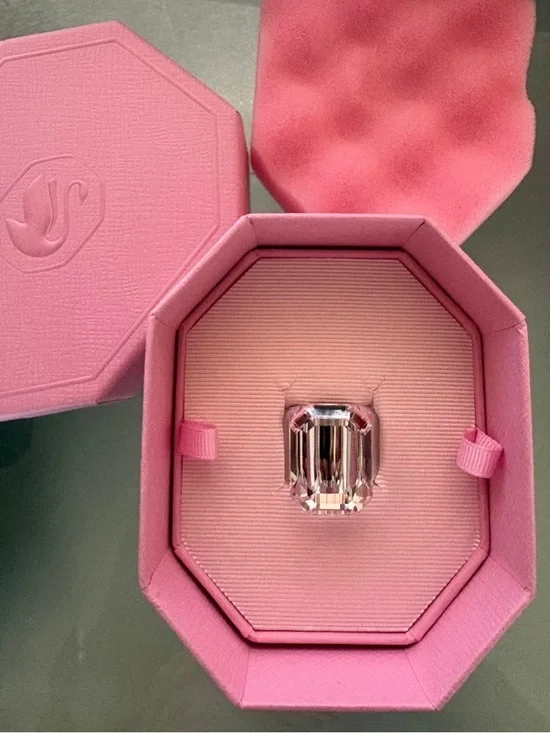 New Swarovski Lucent Cocktail Ring Octagon Cut Clear Crystal w/ Box - Picture 4 of 10